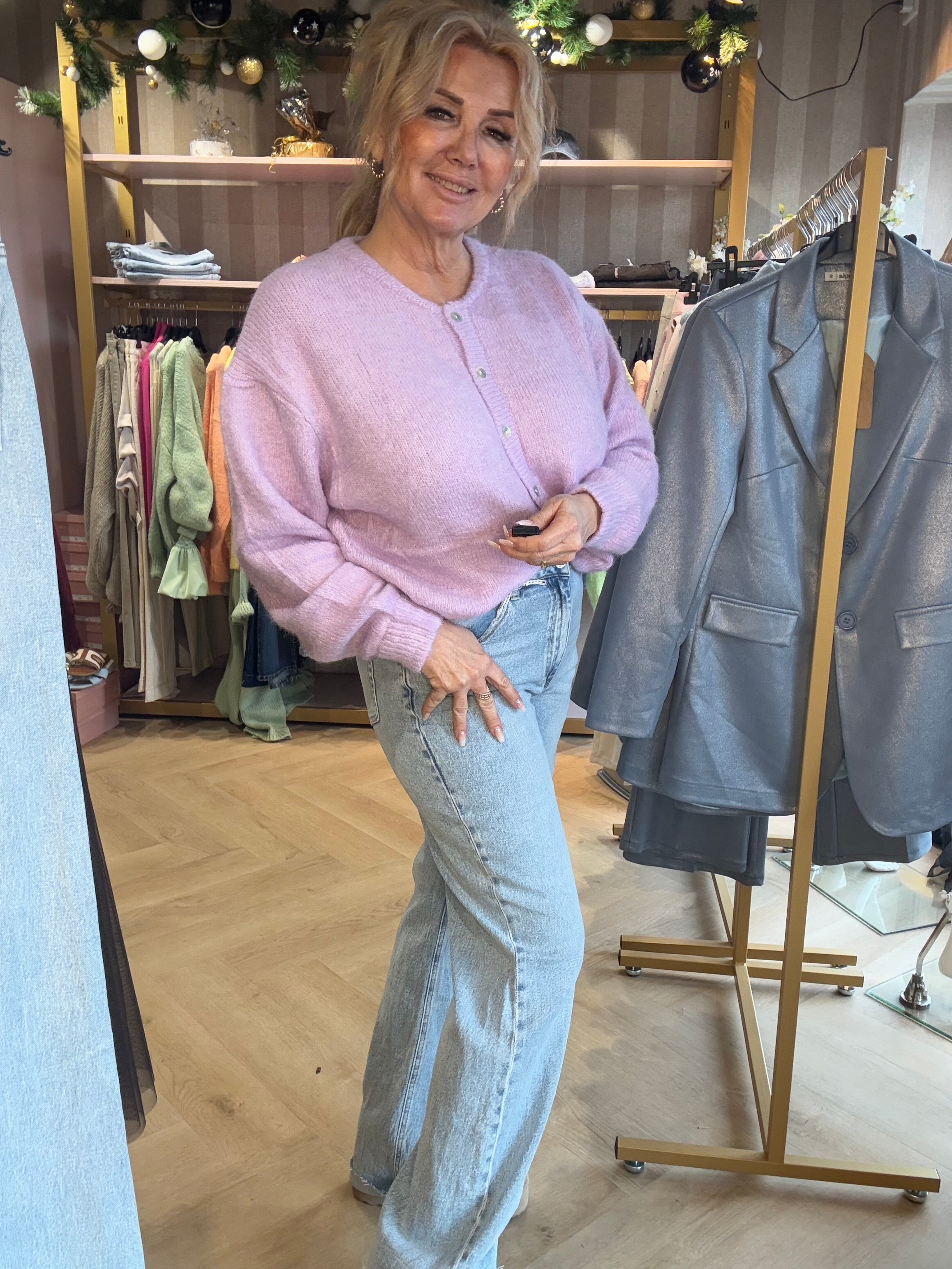 Jeans Spijkerbroek Highwaste Wideleg